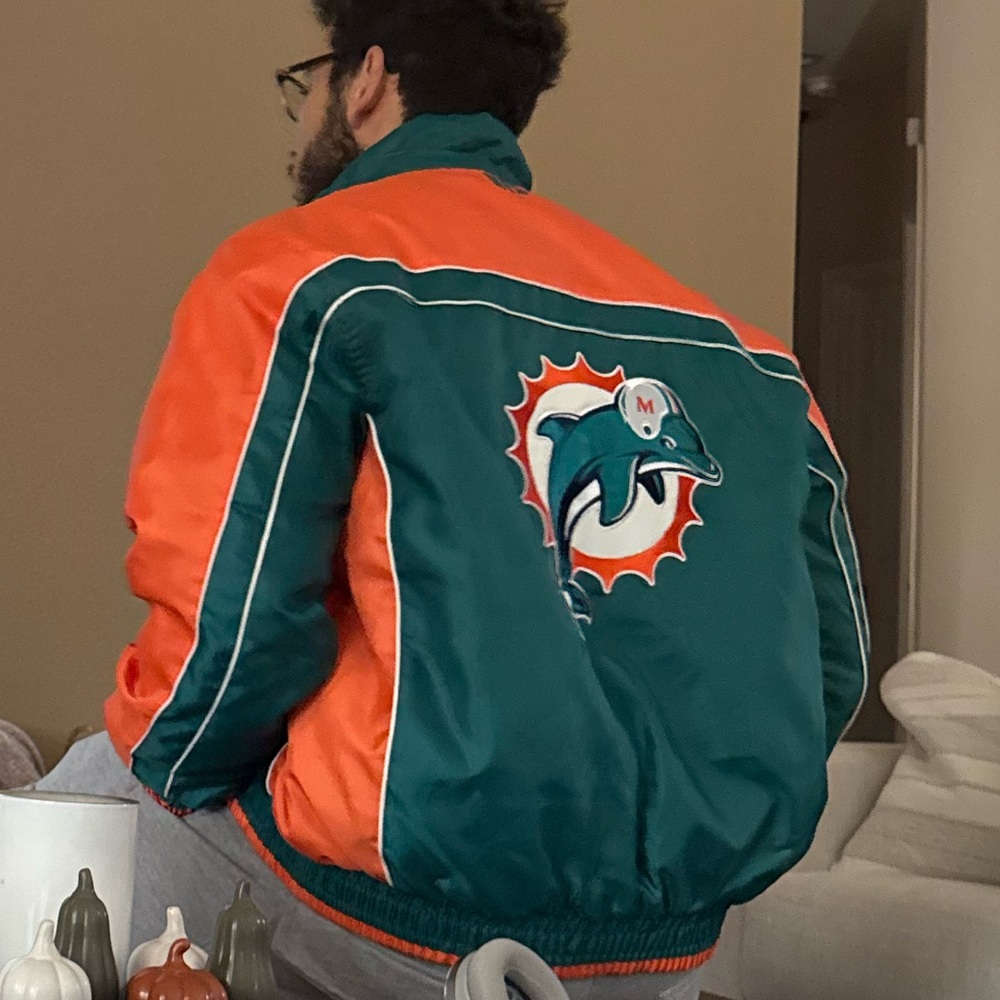 Miami Dolphins Teal & Orange Jacket
